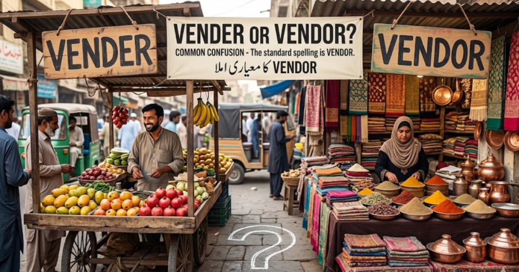 Vender or Vendor: Correct Spelling & Meaning
