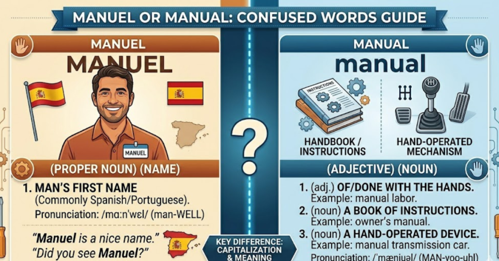 Manuel or Manual: Which Spelling Is Correct?
