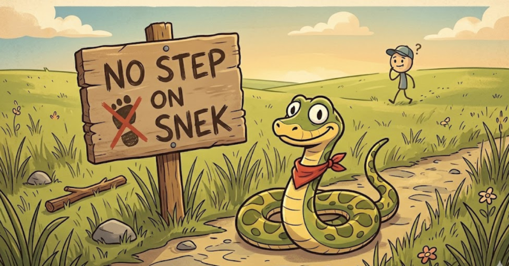 No Step on Snek Meaning, Origin & Meme Guide