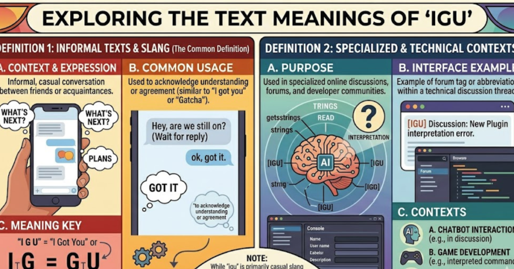 IGU Meaning in Text: What It Really Means