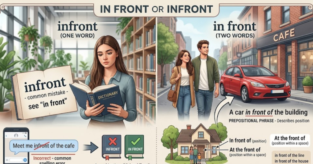 Infront or In Front: Which Is Correct?