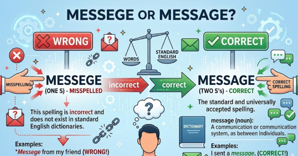 Messege or Message: Correct Spelling Explained