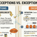 Acceptions vs Exceptions: Meaning & Key Differences