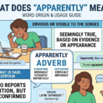 Apparently Meaning: Definition, Uses & Examples