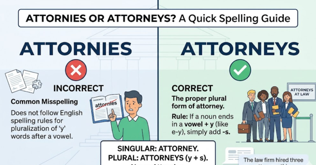 Attornies or Attorneys: Correct Spelling Explained