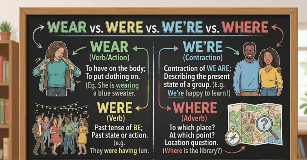 Wear vs Were vs We’re vs Where Explained