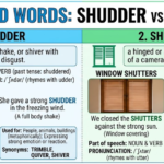 Shudder vs Shutter: Meaning and Usage Explained