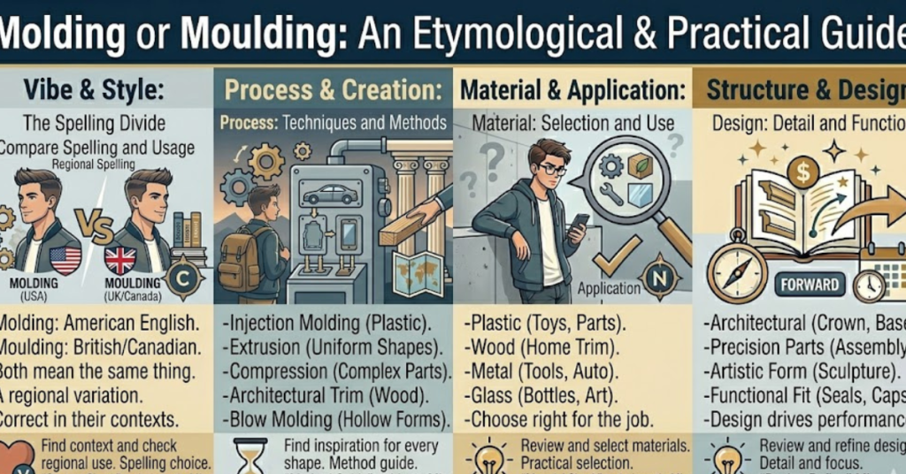 Molding or Moulding: Which Spelling Is Correct?