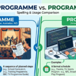 Programme vs Program: Meaning, Spelling & Usage Guide
