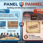 Panel vs Pannel: Meaning, Spelling & Usage Explained