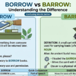 Borrow vs Barrow: Meaning, Difference, and Usage Explained