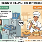 Filing vs Filling: Meaning, Difference, and Usage Explained