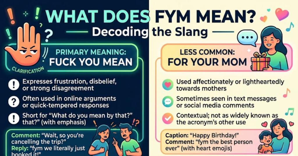 What Does FYM Mean in Text and Slang?