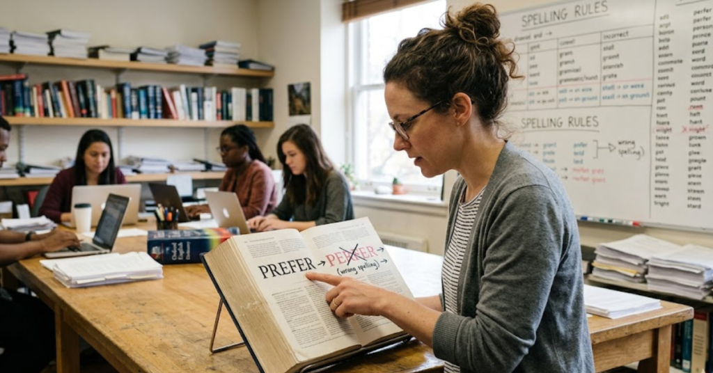 Perfer or Prefer: Correct Spelling Explained
