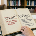 Decore or Decor: Correct Spelling Explained