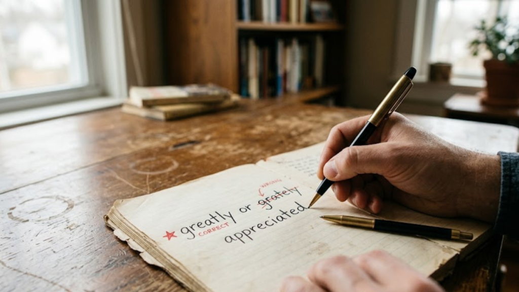Greatly or Grately Appreciated: Which Is Correct?