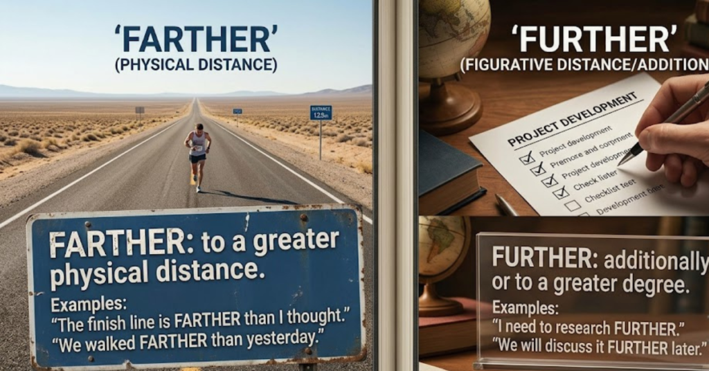 Farther vs Further: Key Differences Explained