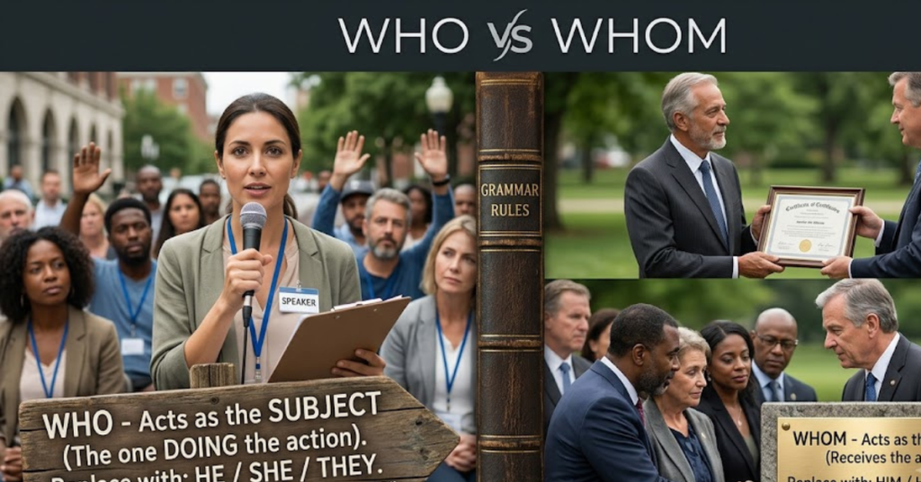 Who vs Whom: Simple Grammar Rules Explained