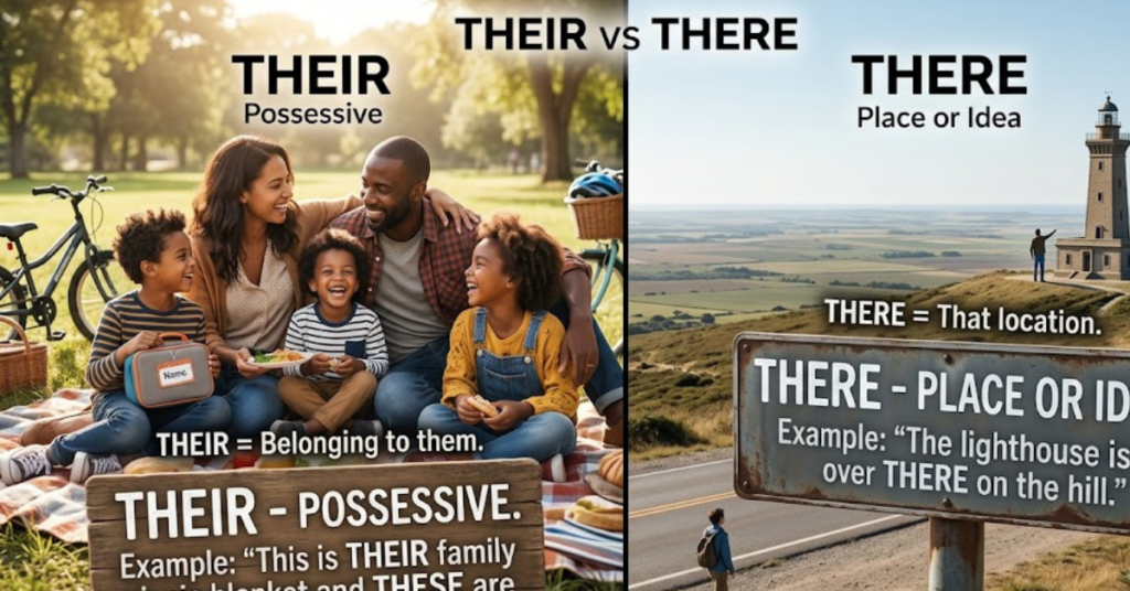 Their vs There: Simple Grammar Differences Explained