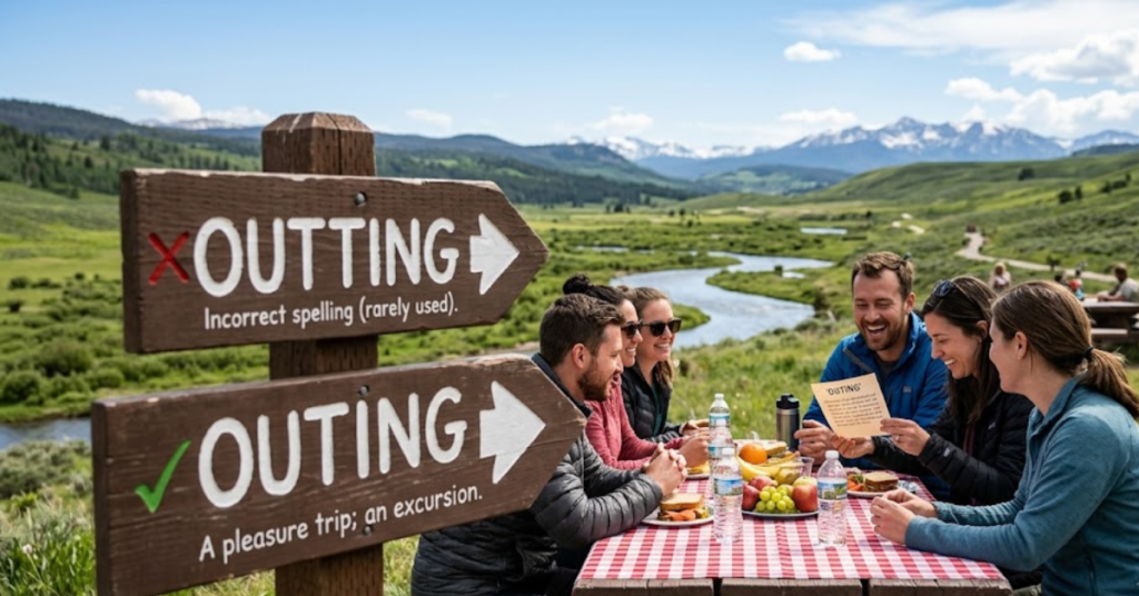 Outing or Outting: Correct Spelling and Meaning Explained
