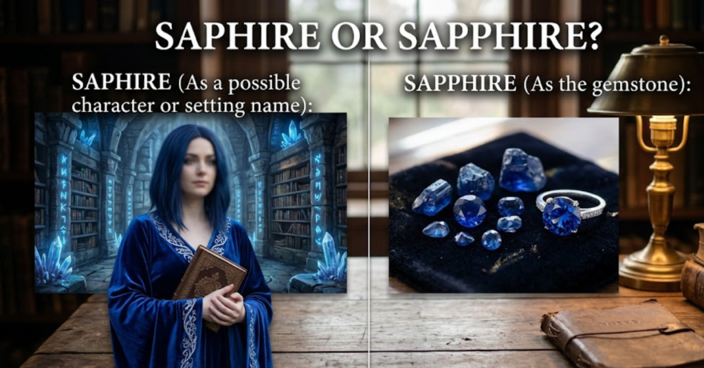 Saphire or Sapphire: Which Spelling Is Correct?
