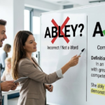 Abley or Ably: Correct Spelling, Meaning & Usage Guide