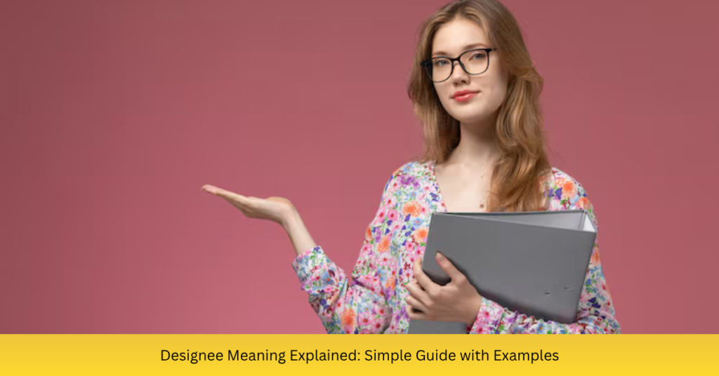Designee Meaning Explained: Simple Guide with Examples