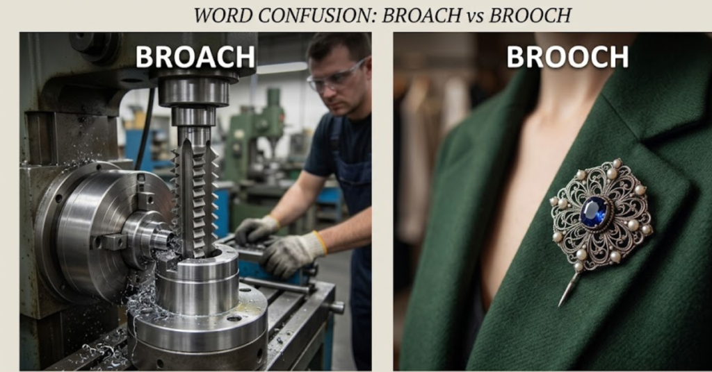 Broach vs Brooch: What's the Difference?