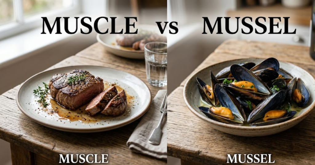 Muscle vs Mussel: Understanding the Difference, Pronunciation, and Spelling