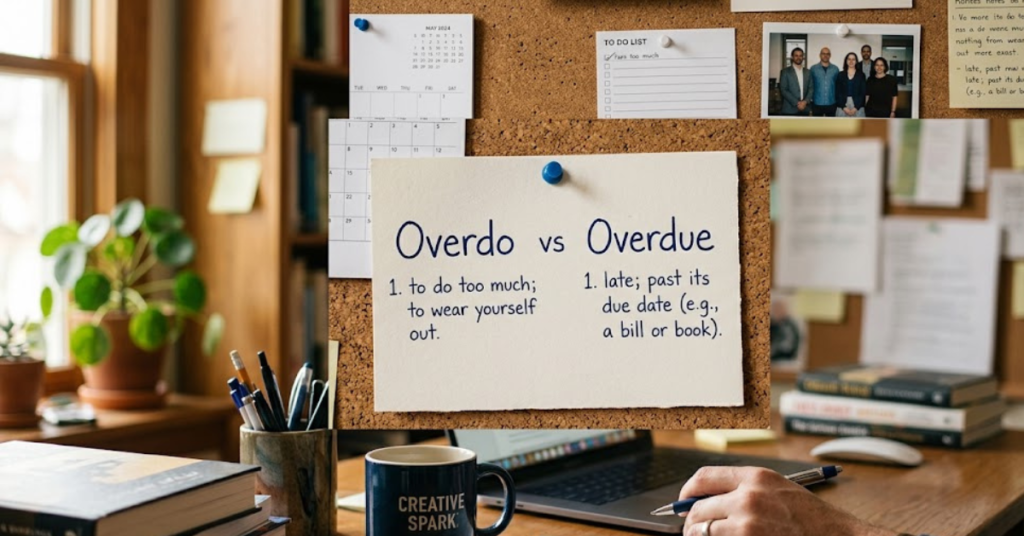 Overdo vs Overdue: What's the Difference and When to Use Each?