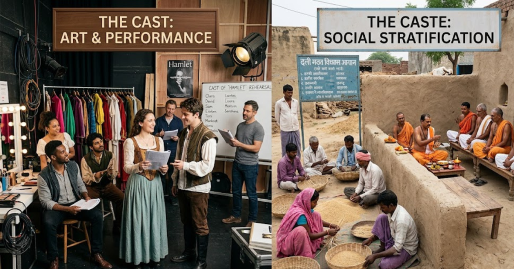 Cast vs Caste: Meaning, Pronunciation, and Differences