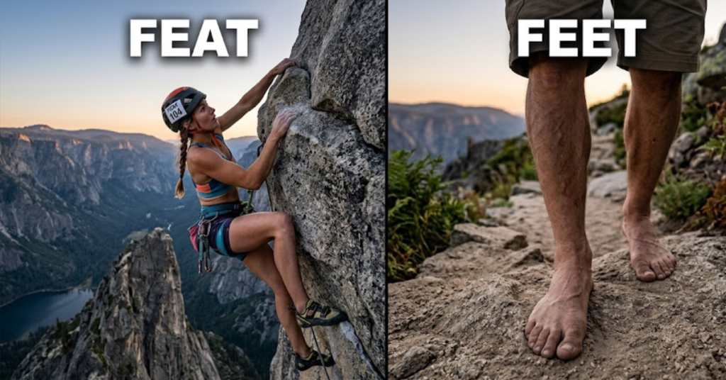Feat vs Feet: Meaning, Difference, and Correct Usage