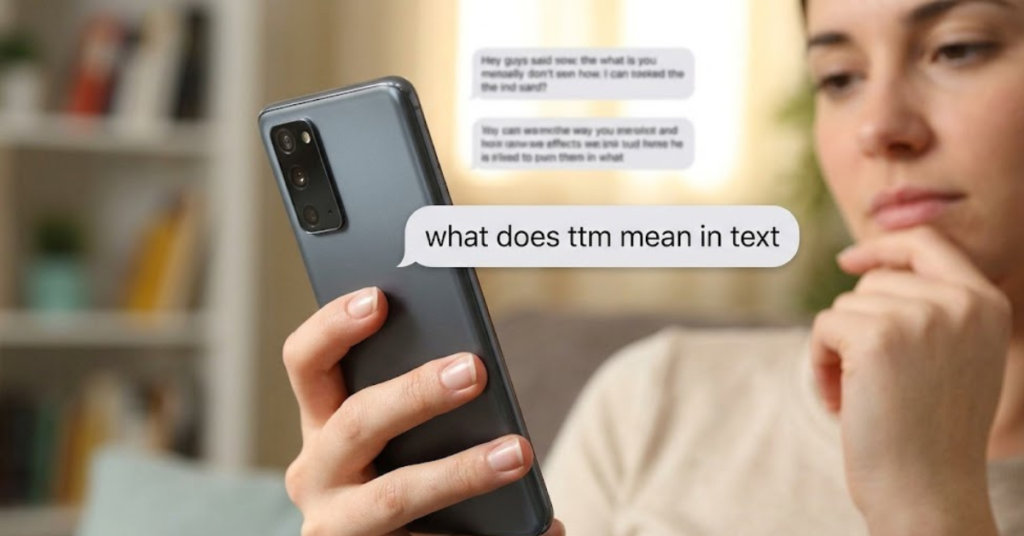 What Does TTM Mean in Text? A Complete Guide to This Popular Slang