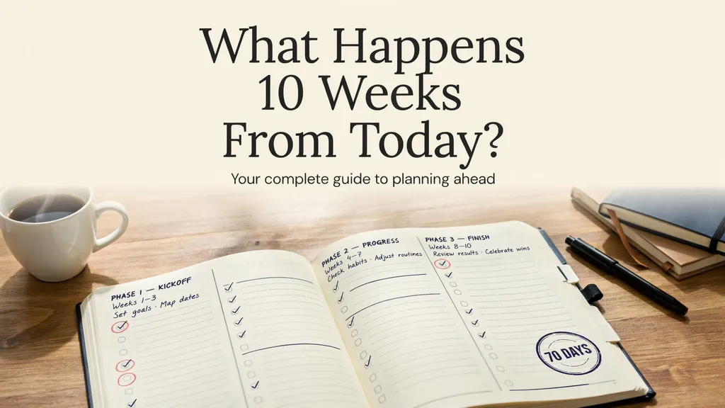 10 weeks from today?