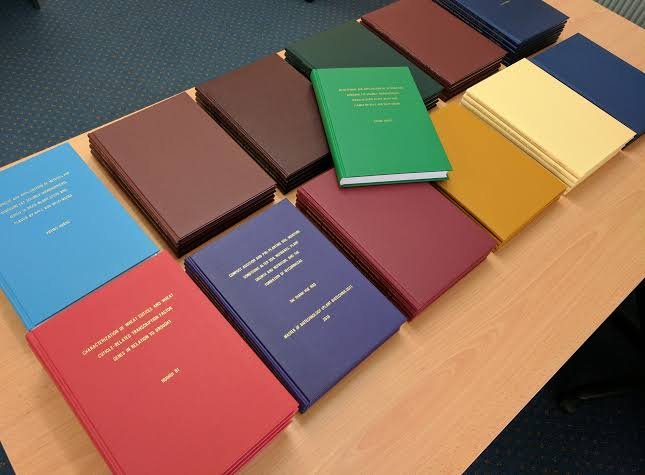 Print and Bind a Thesis in Germany